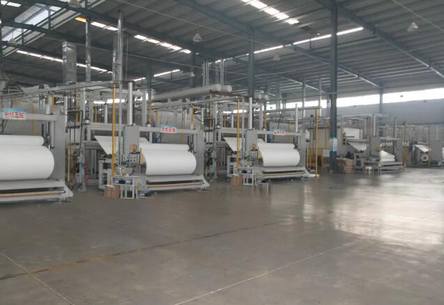 长丝聚酯胎后纺无纺布生产线